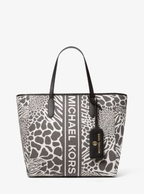 Michael Michael Kors Jodie Large Logo Jacquard Tote Bag