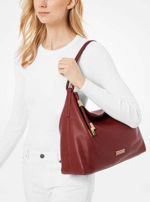Lexington Large Pebbled Leather Shoulder Bag – Kors Pre-Loved