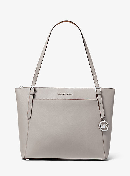 Voyager Small Saffiano Leather Tote Bag