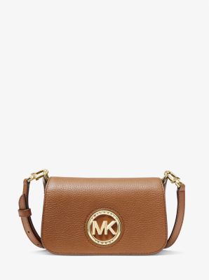 Michael Kors Maeve Large Logo Crossbody Bag - Brown/Acorn • Price »