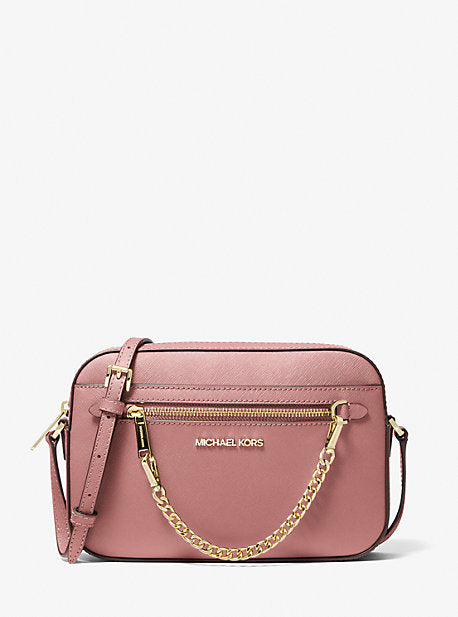 Michael Kors Jet Set Saffiano Leather Tote -Soft Pink 