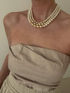 Vintage Gorgeous Pearl Necklace - Cecilia Vintage