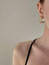 Bicolor Clip earrings - Cecilia Vintage