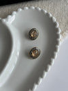 bicolor clip on earrings - Cecilia Vintage