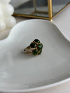 Vintage Emerald green dead stone Ring - Cecilia Vintage