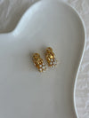 Vintage Flower Clip Earrings - Cecilia Vintage