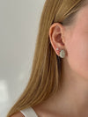 Vintage minimalist clip earrings - Cecilia Vintage