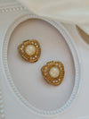 Vintage Pearl clip on earrings - Cecilia Vintage