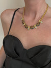 Vintage set – necklace and stud earrings - Cecilia Vintage