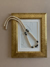 Vintage white beads necklace - Cecilia Vintage Jewellery