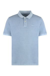 Cotton-piqué polo shirt