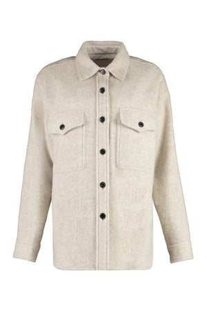 Faxon wool overshirt-0