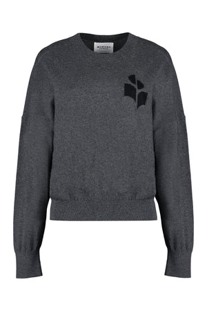 Marisans cotton crew-neck sweater-0