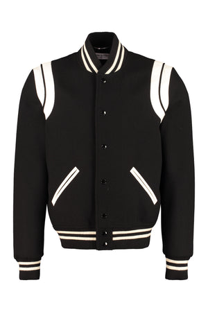 Teddy wool bomber jacket-0