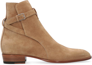 Jodhpur suede ankle boots-1