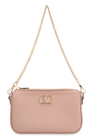 Valentino Garavani - VLogo Signature Leather mini crossbody bag-1