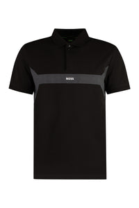 Short sleeve cotton polo shirt