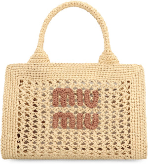 Raffia handbag-1