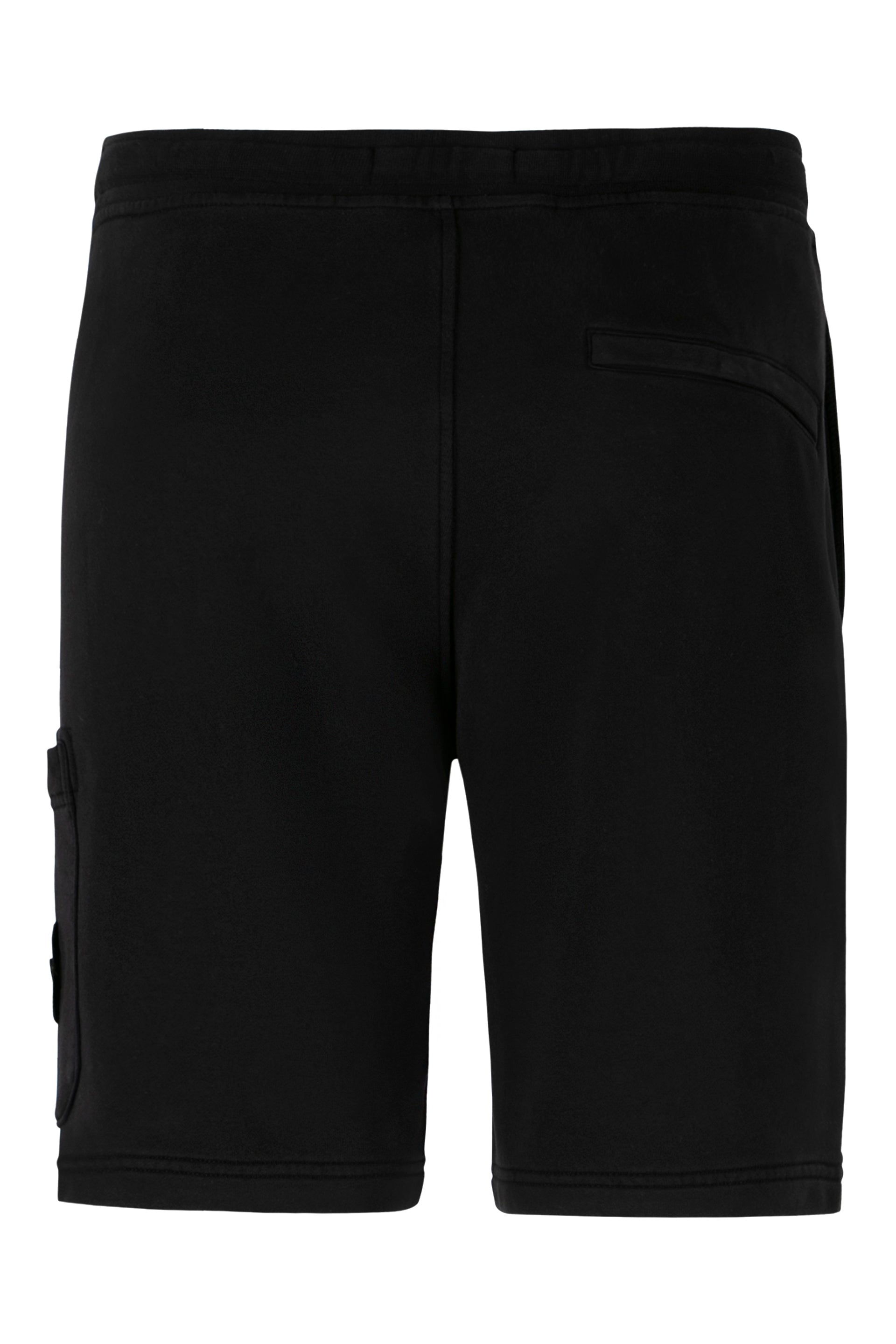 Stone Island - Cotton bermuda shorts black - The Corner