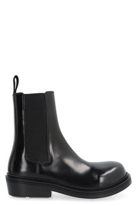 Fireman leather Chelsea boots