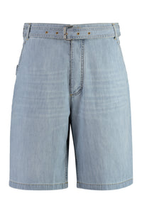 Denim bermuda shorts