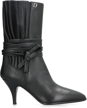 Leather ankle boots-1