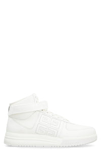 G4 leather high-top sneakers
