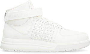 G4 leather high-top sneakers-1
