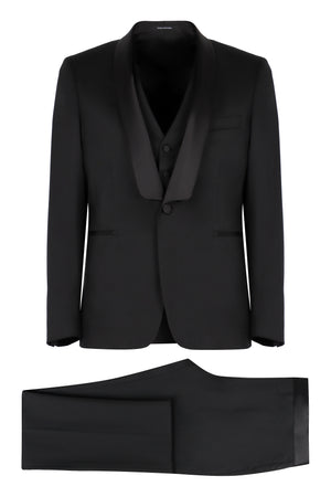 Three-piece wool suit-0