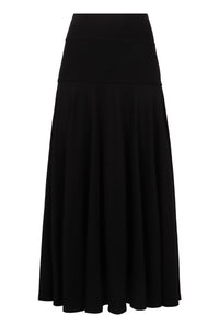 A-line midi skirt