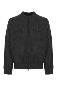 Hanoi high collar zipped cardigan