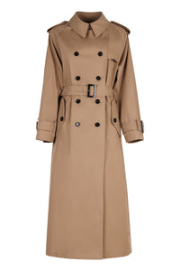 Trench coat in cotone