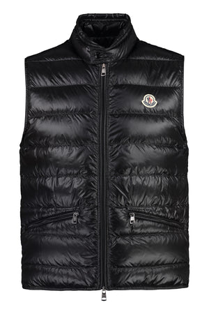 Gui full zip down vest-0