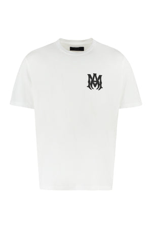 Cotton crew-neck T-shirt-0