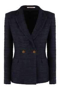 Blazer doppiopetto in misto cotone