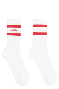 Cotton socks with logo