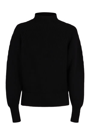 Turtleneck wool pullover-0