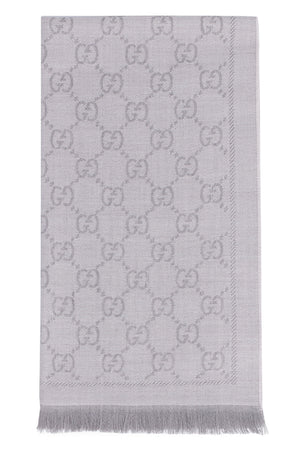 Sciarpa jacquard con motivo GG-1