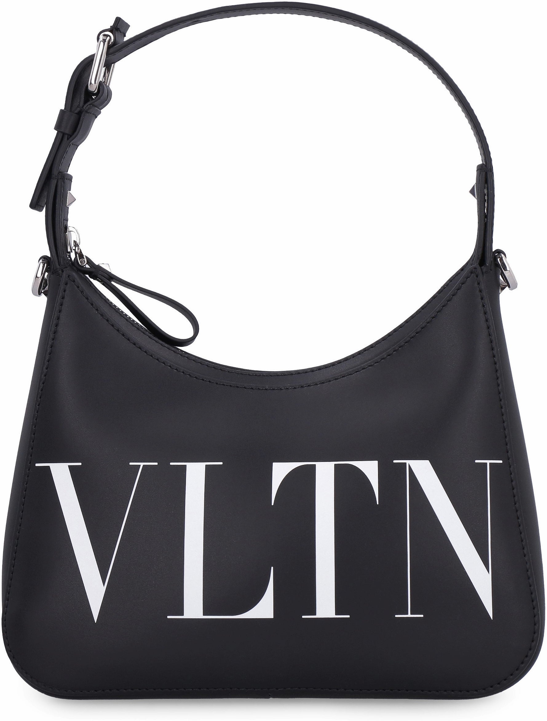 Valentino Garavani VLTN leather hobo bag black The Corner