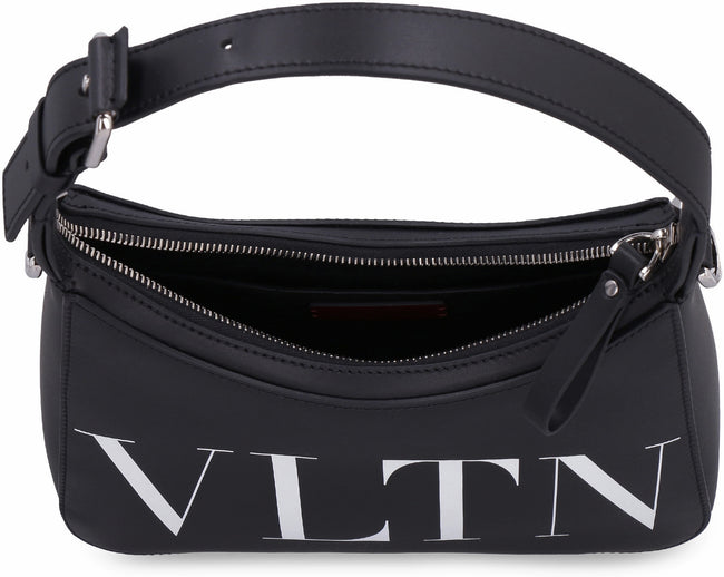 Valentino Valentino Garavani VLTN leather hobo bag black The