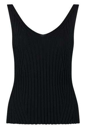 Brigitte ribbed knit top-0