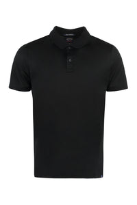 Short sleeve cotton polo shirt