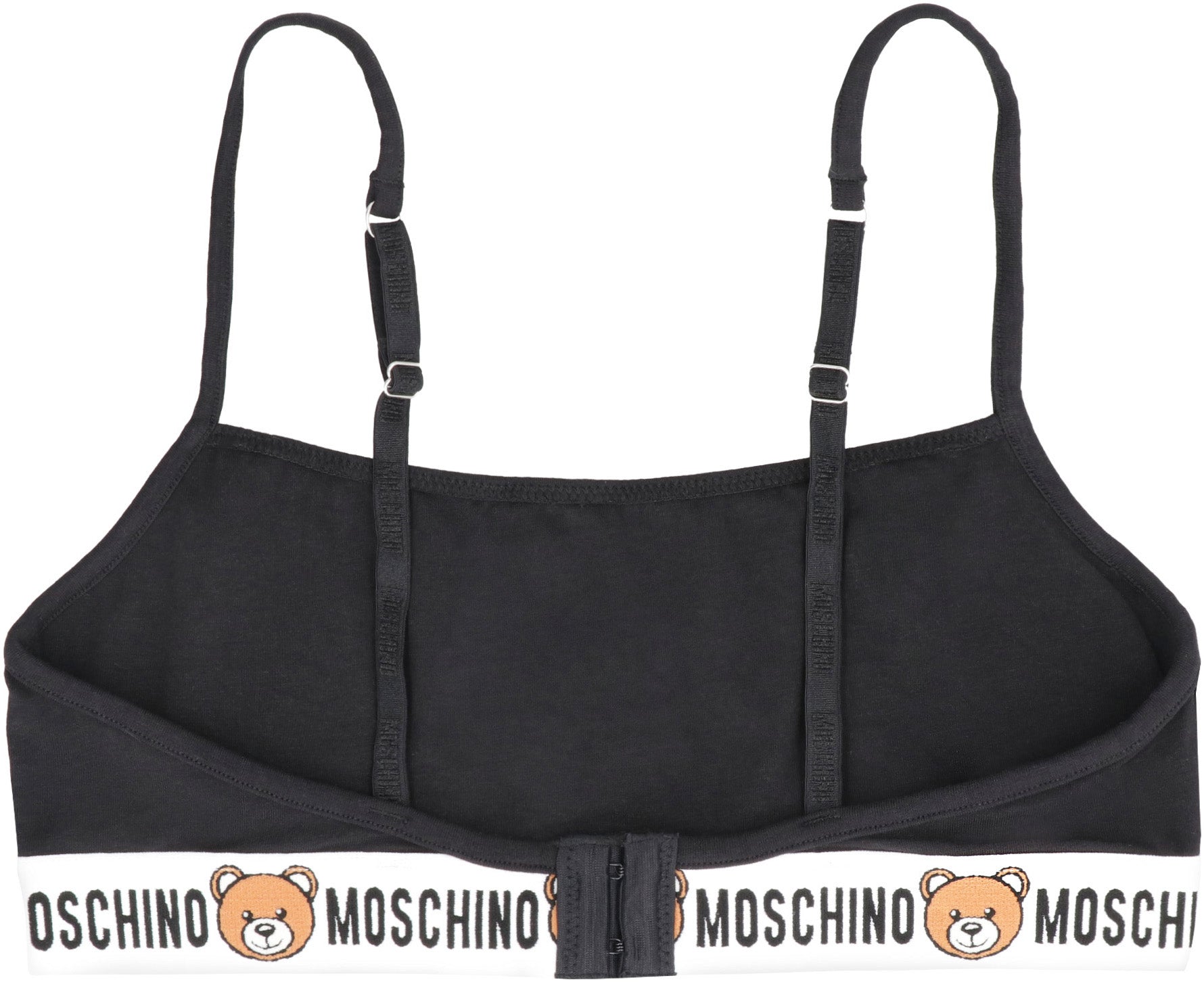 Moschino - Logo-band bra black - The Corner