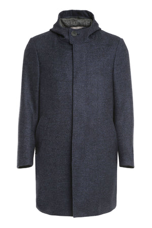 Wool jersey coat-0
