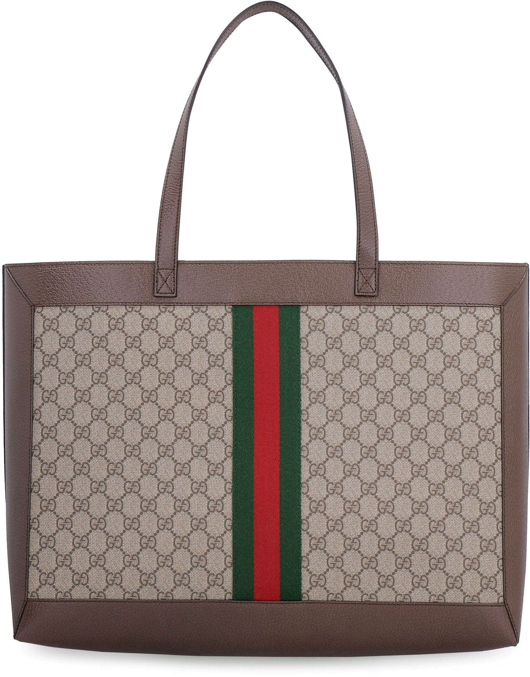 Gucci Ophidia GG Shoulder Bag GG Supreme Canvas Beige/Ebony/Green