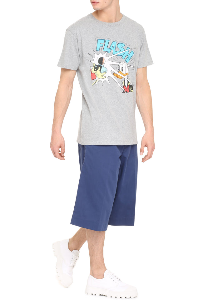 Gucci - Cotton crew-neck T-shirt - Donald Duck Disney x Gucci grey