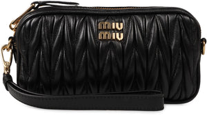 Quilted leather clutch-1