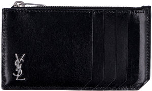 Smooth leather card holder-1
