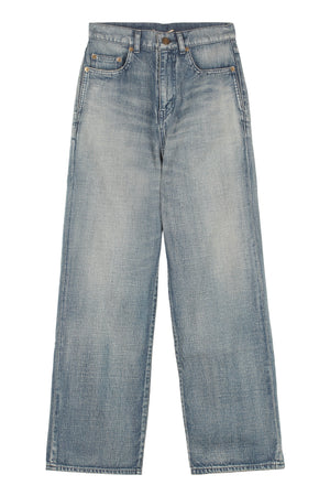 Jeans straight leg a 5 tasche-0