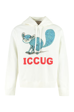 Hoodie with ICCUG animal print by Freya Hartas-0